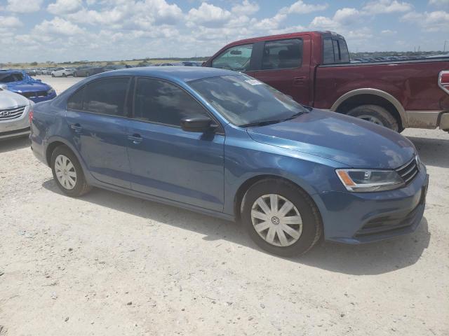 3VW2K7AJ3FM410183 - 2015 VOLKSWAGEN JETTA BASE أزرق صورة 4