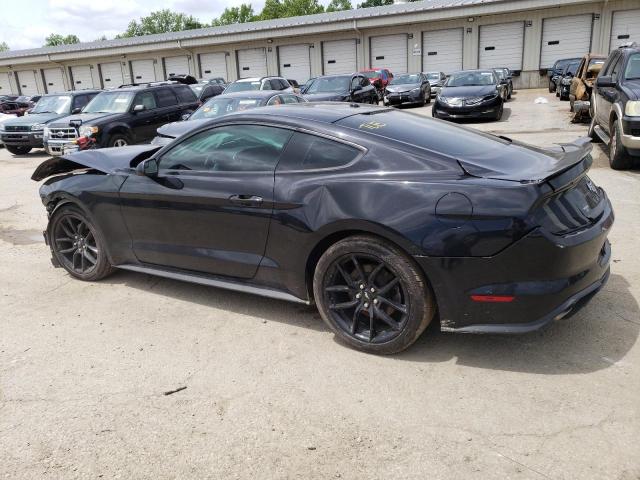 1FA6P8TH7K5169367 - 2019 FORD MUSTANG BLACK photo 2