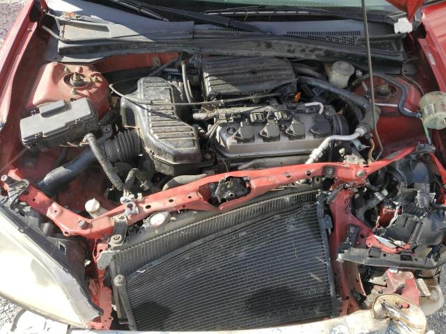 1HGES16315L017405 - 2005 HONDA CIVIC DX VP Կարմիր լուսանկար 11