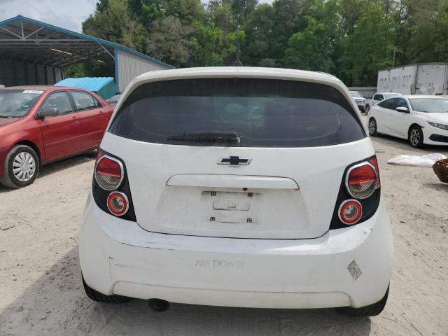 1G1JA6SH9D4161803 - 2013 CHEVROLET SONIC LS WHITE photo 6