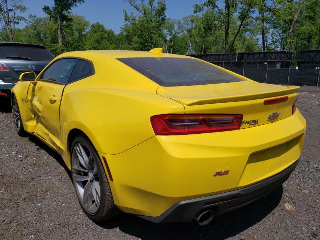 1G1FB1RS8J0163066 - 2018 CHEVROLET CAMARO LT YELLOW photo 2