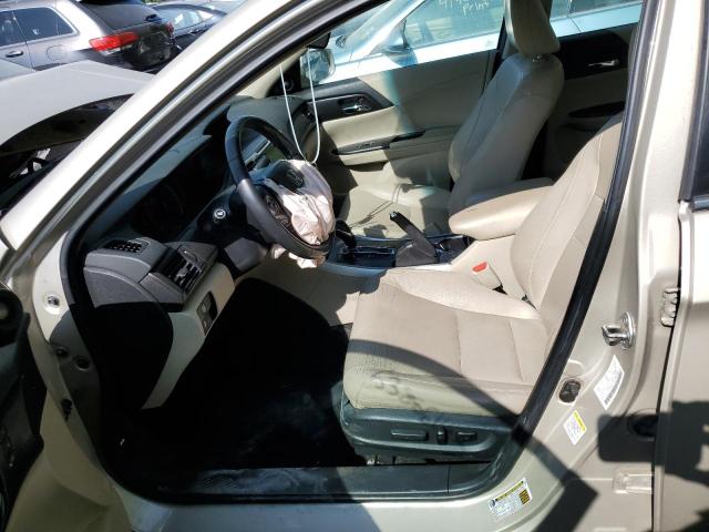 1HGCR2F88DA021885 - 2013 HONDA ACCORD EXL TAN photo 7