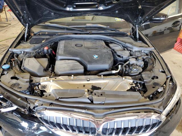 WBA5R7C54KAJ80525 - 2019 BMW 330XI Чорний фото 11