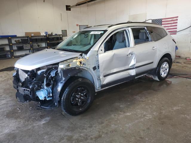 1GNKRFED0HJ177562 - 2017 CHEVROLET TRAVERSE LS SILVER photo 1