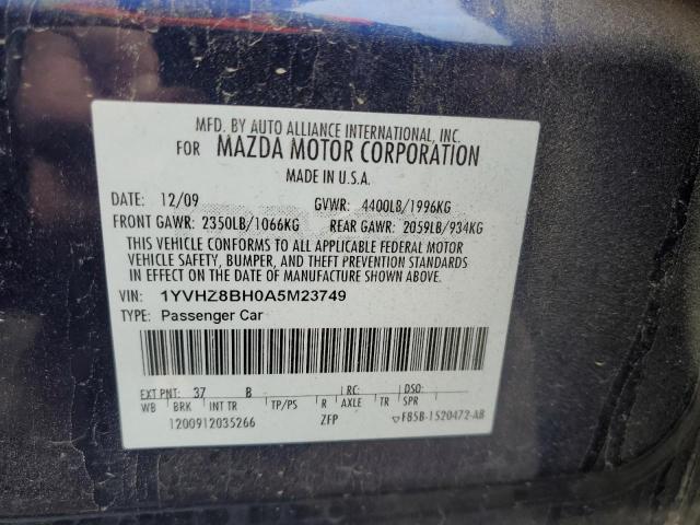 1YVHZ8BH0A5M23749 - 2010 MAZDA MX-5 MIATA I BLUE photo 12