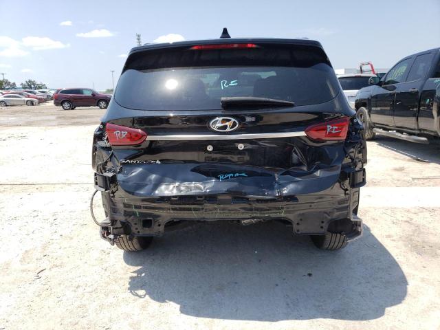 5NMS33AD4LH293666 - 2020 HYUNDAI SANTA FE SEL BLACK photo 6