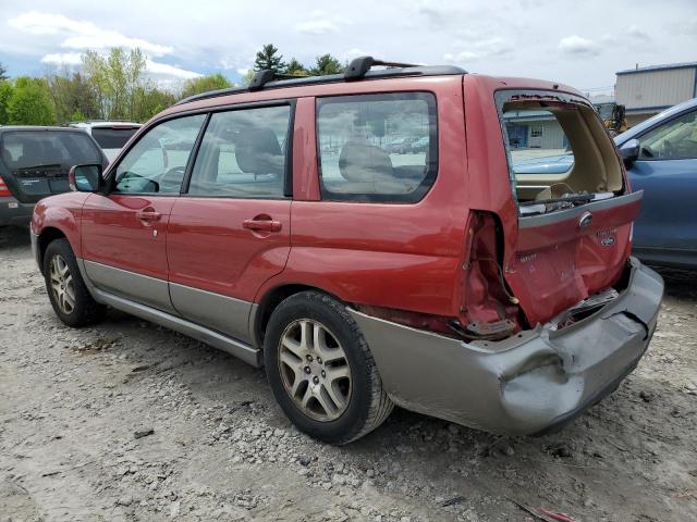 JF1SG67686H719255 - 2006 SUBARU FORESTER 2.5X LL BEAN RED photo 2
