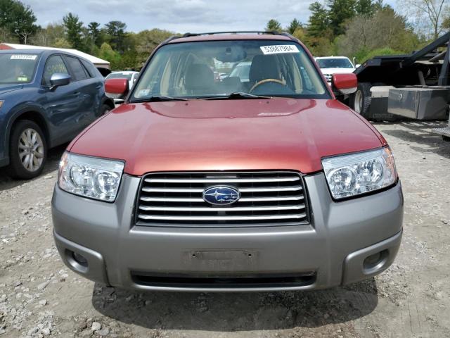 JF1SG67686H719255 - 2006 SUBARU FORESTER 2.5X LL BEAN RED photo 5