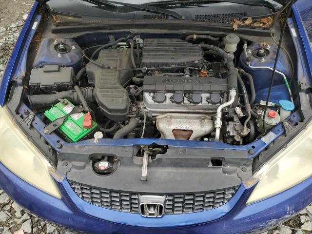 1HGEM22174L022529 - 2004 HONDA CIVIC DX VP Mavi foto 11