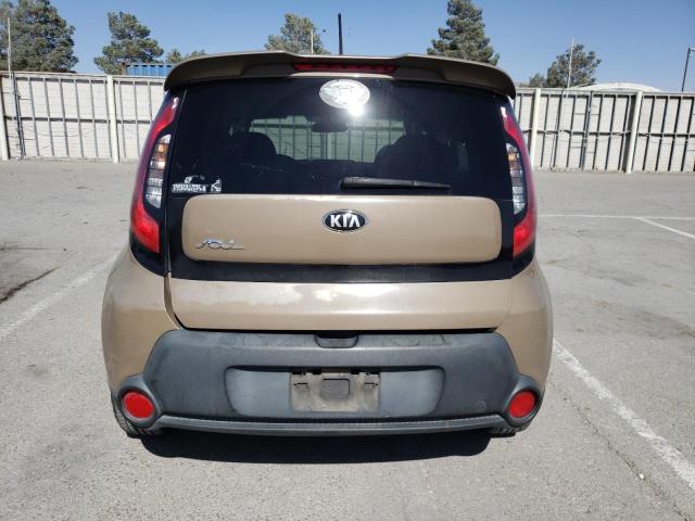 KNDJN2A20E7027179 - 2014 KIA SOUL BROWN photo 6