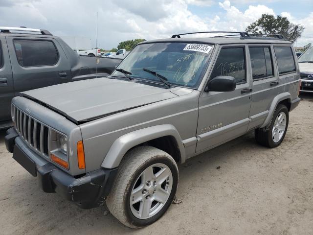 1J4FT58S21L549018 - 2001 JEEP CHEROKEE CLASSIC BEIGE photo 1