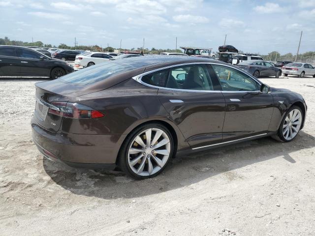 5YJSA1CPXDFP20613 - 2013 TESLA MODEL S BROWN photo 3