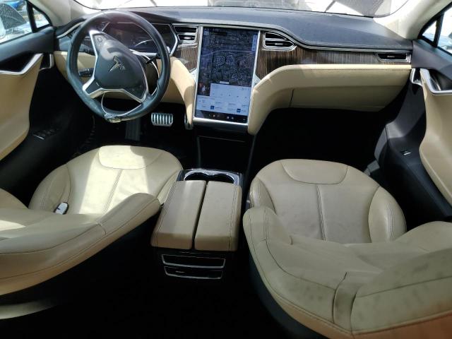 5YJSA1CPXDFP20613 - 2013 TESLA MODEL S BROWN photo 8