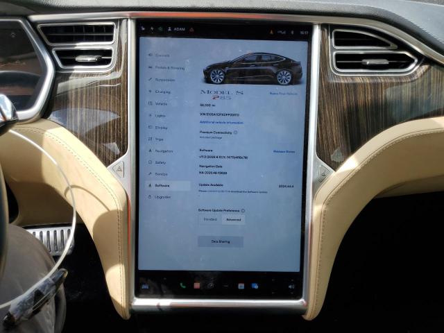 5YJSA1CPXDFP20613 - 2013 TESLA MODEL S BROWN photo 9