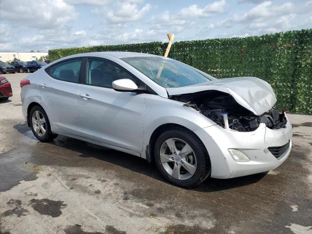 KMHDH4AE5DU708184 - 2013 HYUNDAI ELANTRA GLS SILVER photo 4