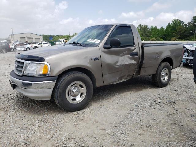 1FTRF17212NA85570 - 2002 FORD F150 TAN photo 1