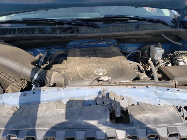 5TFEY5F18MX290433 - 2021 TOYOTA TUNDRA CREWMAX SR5 BLUE photo 11