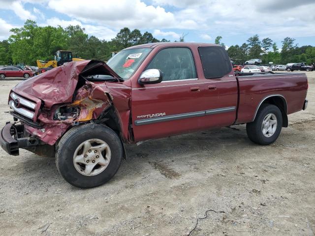 5TBRT34183S355642 - 2003 TOYOTA TUNDRA ACCESS CAB SR5 BURGUNDY photo 1