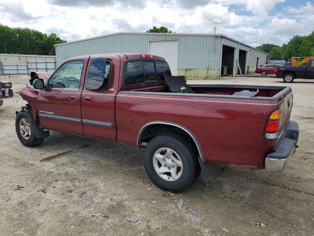 5TBRT34183S355642 - 2003 TOYOTA TUNDRA ACCESS CAB SR5 BURGUNDY photo 2