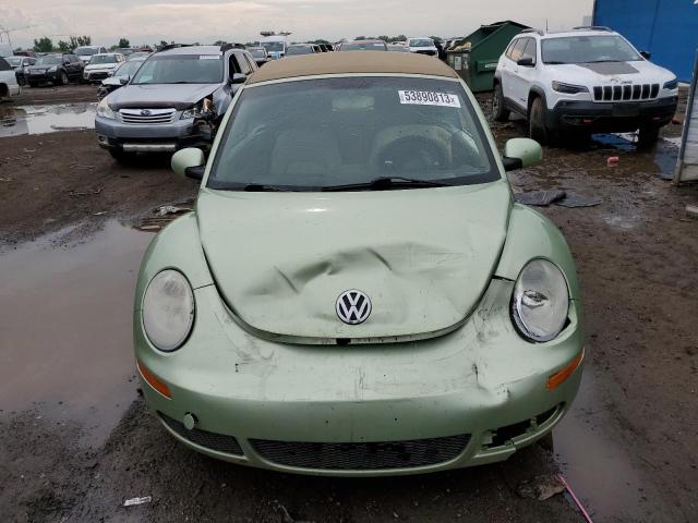 3VWRF31Y17M413657 - 2007 VOLKSWAGEN NEW BEETLE CONVERTIBLE OPTION PACKAGE 1 GREEN photo 5