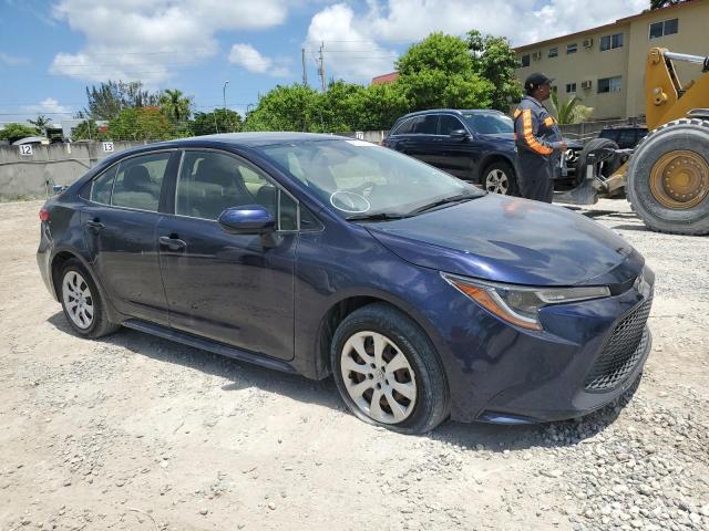 JTDEPMAE3MJ123908 - 2021 TOYOTA COROLLA LE BLUE photo 4