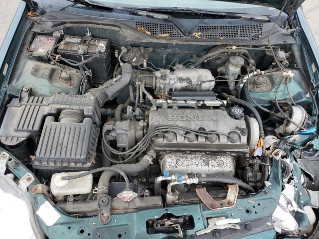 1HGEJ8245YL066170 - 2000 HONDA CIVIC EX GREEN photo 11