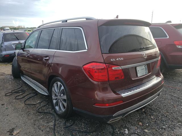 4JGDF6EE9FA491318 - 2015 MERCEDES-BENZ GL 450 4MATIC BURGUNDY photo 3