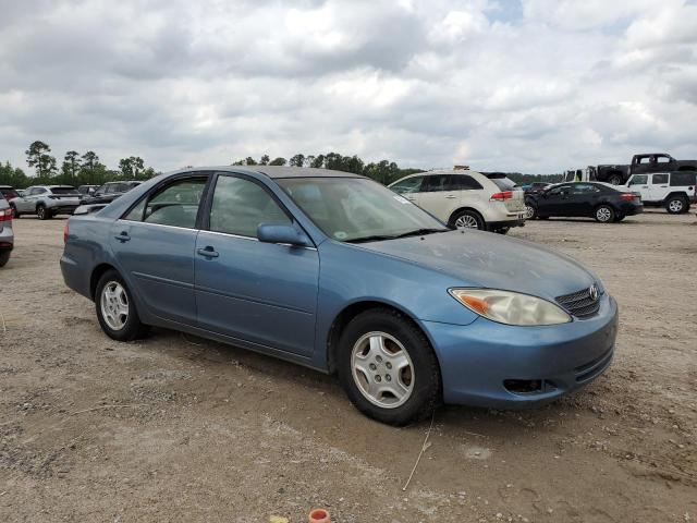 4T1BF32K12U515023 - 2002 TOYOTA CAMRY LE BLUE photo 4