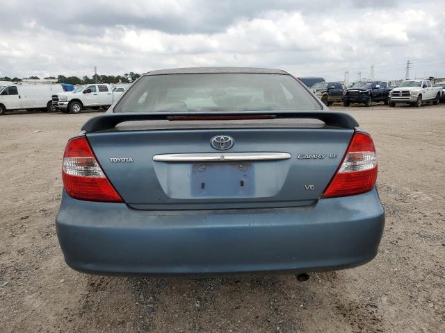 4T1BF32K12U515023 - 2002 TOYOTA CAMRY LE BLUE photo 6