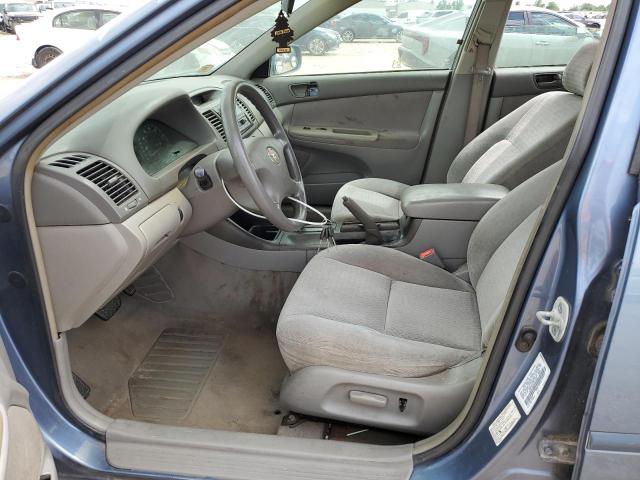 4T1BF32K12U515023 - 2002 TOYOTA CAMRY LE BLUE photo 7
