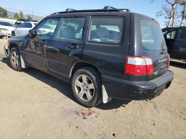 JF1SF65622H705321 - 2002 SUBARU FORESTER S BLACK photo 2
