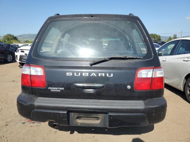 JF1SF65622H705321 - 2002 SUBARU FORESTER S BLACK photo 6