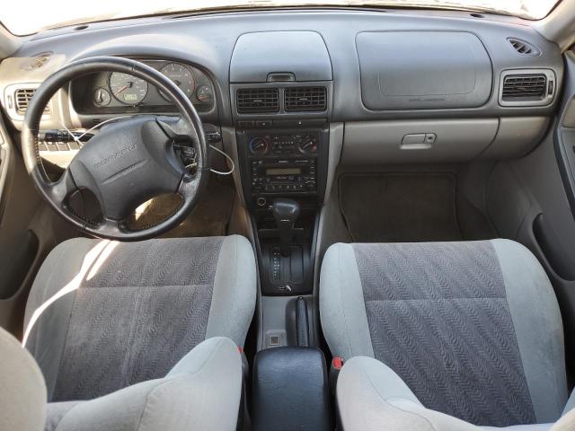 JF1SF65622H705321 - 2002 SUBARU FORESTER S BLACK photo 8