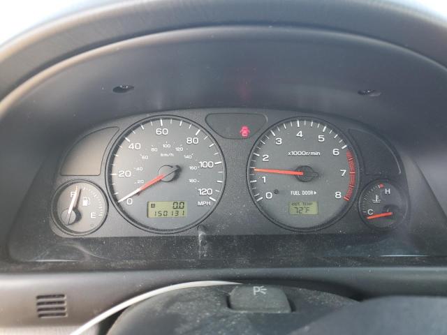 JF1SF65622H705321 - 2002 SUBARU FORESTER S BLACK photo 9