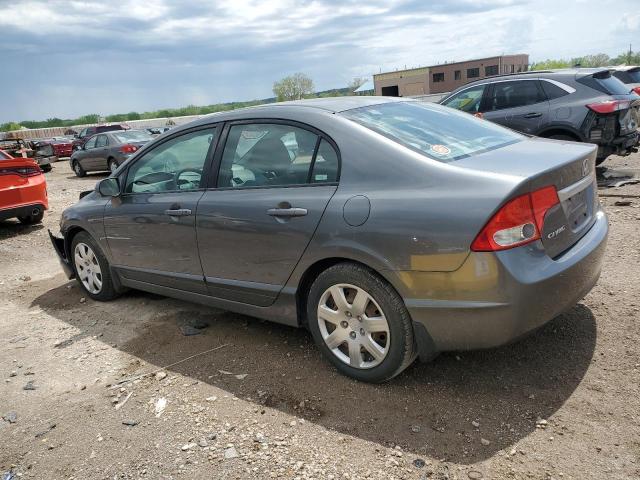 2HGFA16519H309115 - 2009 HONDA CIVIC LX GRAY photo 2