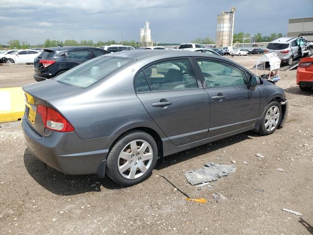 2HGFA16519H309115 - 2009 HONDA CIVIC LX GRAY photo 3