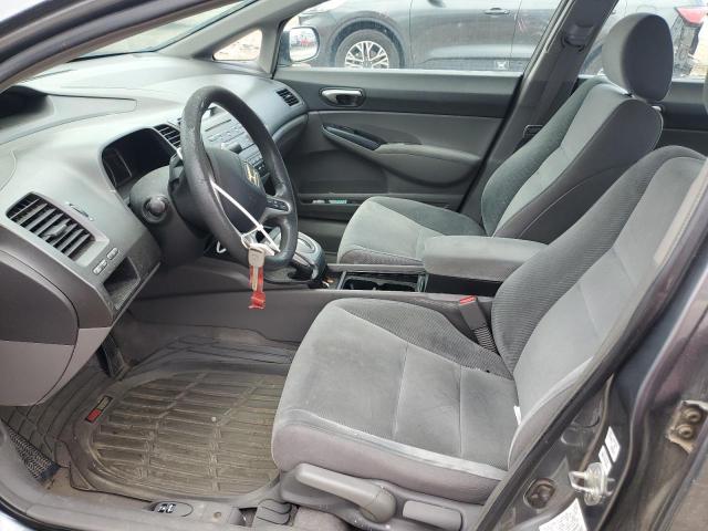 2HGFA16519H309115 - 2009 HONDA CIVIC LX GRAY photo 7