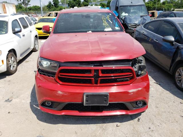 1C4SDJCT0GC422996 - 2016 DODGE DURANGO R/T RED photo 5