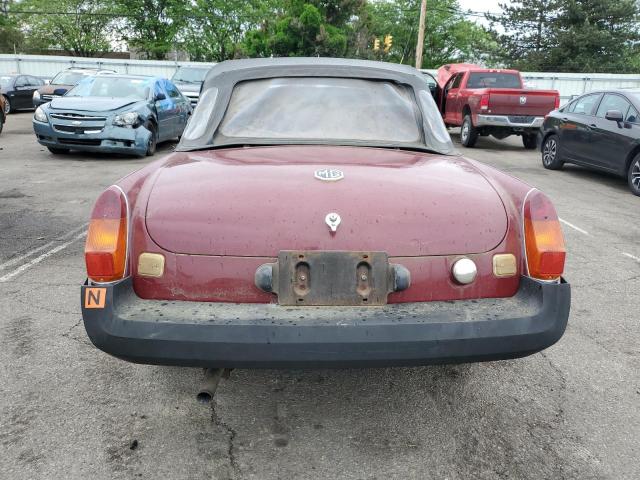 GHN5UH417383 - 1977 MG CONVERTIBL BURGUNDY photo 6