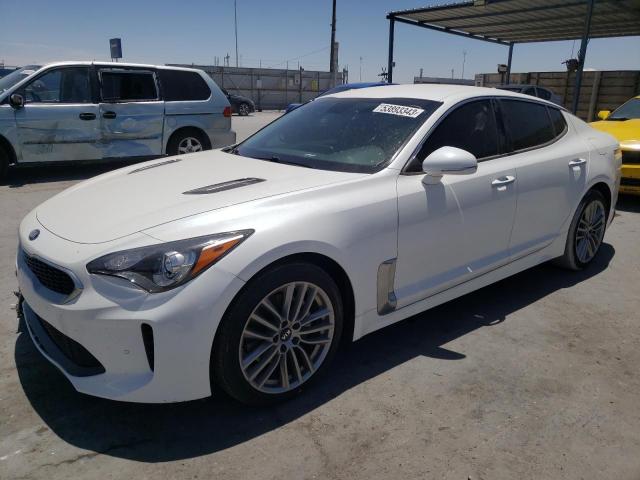 KNAE15LA8J6029911 - 2018 KIA STINGER WHITE photo 1