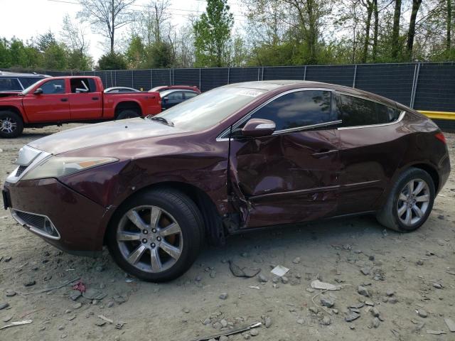 2HNYB1H42AH502364 - 2010 ACURA ZDX TECHNOLOGY BURGUNDY photo 1