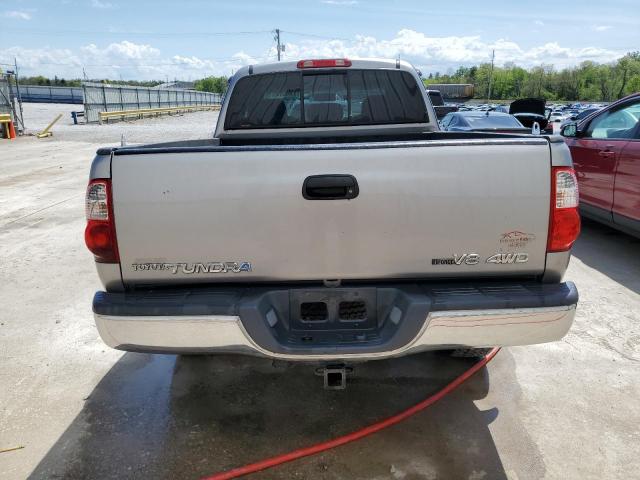 5TBBT44156S482926 - 2006 TOYOTA TUNDRA ACCESS CAB SR5 SILVER photo 6