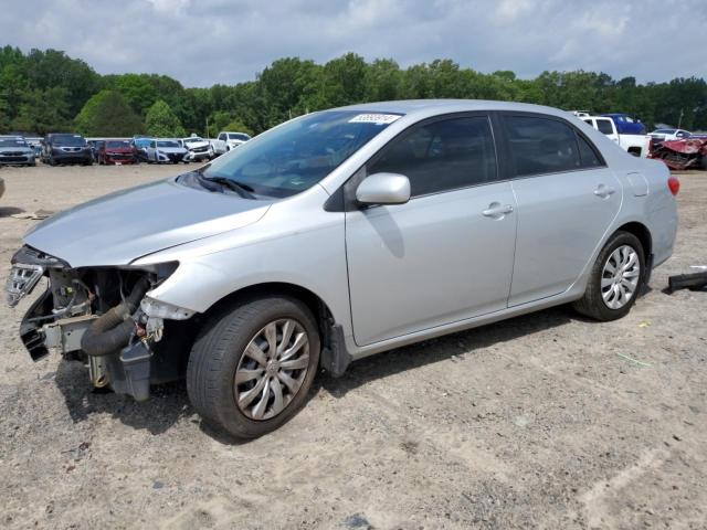 5YFBU4EE2DP151121 - 2013 TOYOTA COROLLA LE BASE SILVER photo 1