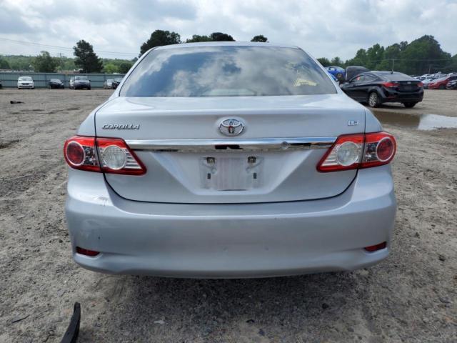5YFBU4EE2DP151121 - 2013 TOYOTA COROLLA LE BASE SILVER photo 6