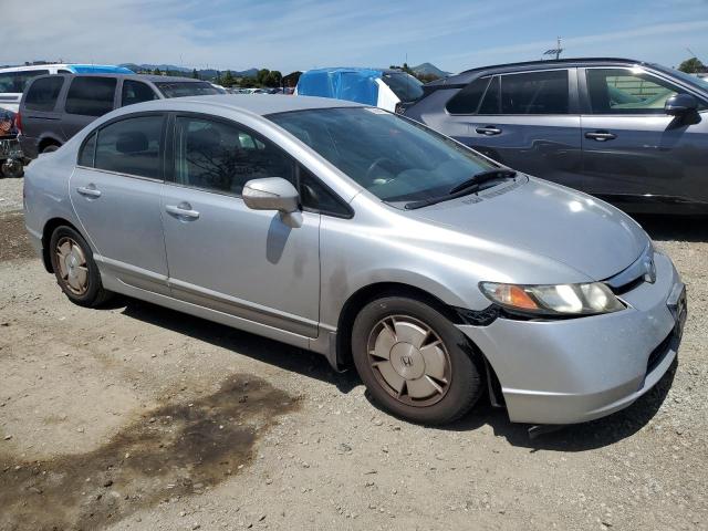 JHMFA36206S000139 - 2006 HONDA CIVIC HYBRID SILVER photo 4