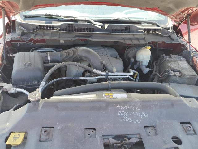 1C6RR7LT0ES300801 - 2014 RAM 1500 SLT RED photo 11