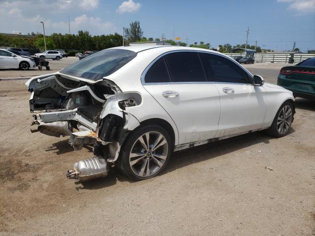 55SWF4JB4HU222035 - 2017 MERCEDES-BENZ C 300 WHITE photo 3