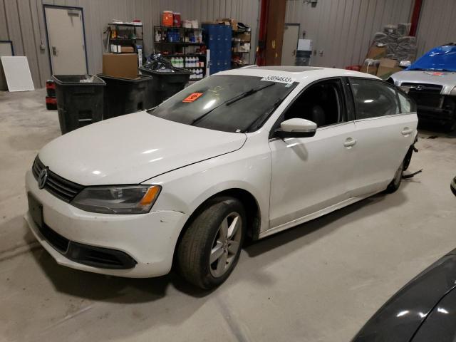 3VWLL7AJ5DM259572 - 2013 VOLKSWAGEN JETTA TDI WHITE photo 1