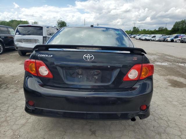 2T1BU4EE2AC312112 - 2010 TOYOTA COROLLA BASE BLACK photo 6