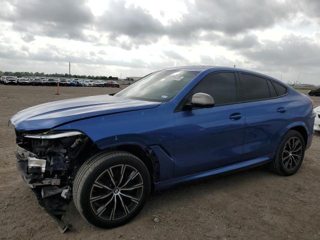 5UXCY8C05L9B18644 - 2020 BMW X6 M50I BLUE photo 1